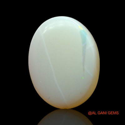 1.00 Cts Natural Australian Fire Opal Loose Gemstone Oval Cabochon 9x7x3 mm AF-396