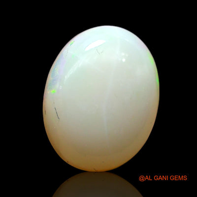 1.00 Cts Natural Australian Fire Opal Loose Gemstone Oval Cabochon 8x7x3 mm AF-398