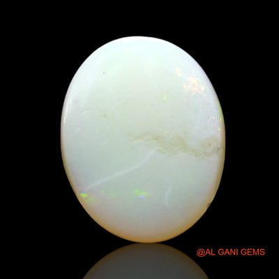 1.00 Cts Natural Australian Fire Opal Loose Gemstone Oval Cabochon 8x7x3 mm AF-398