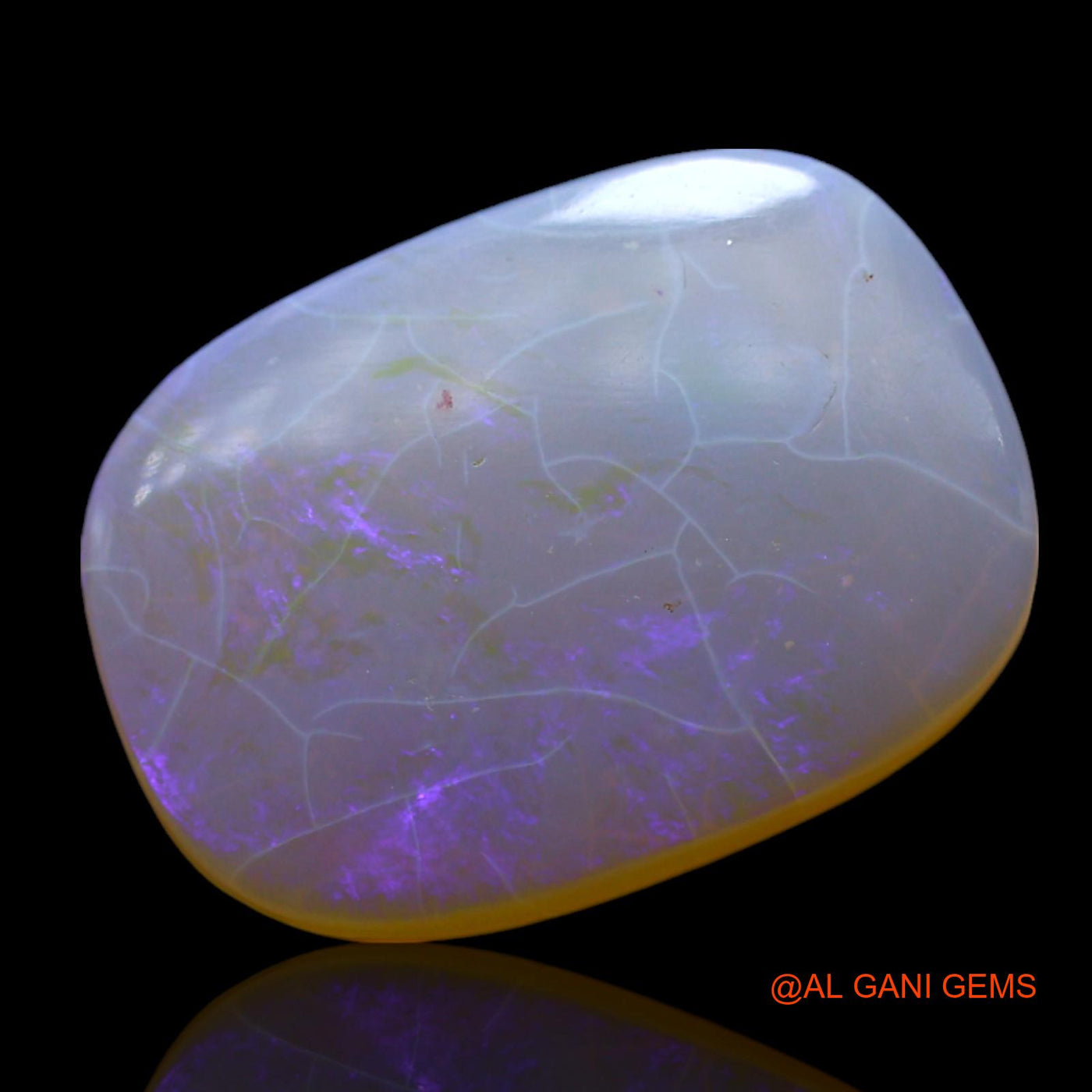 Natural Fire Opal Gemstone 7.00 Cts Loose Oval Cabochon From Australia 18x13x4 mm AF-39