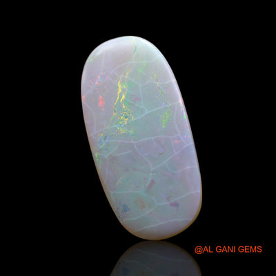 9.00 Cts Natural Australian Fire Opal Loose Gemstone Oval Cabochon 29x14x3 mm AF-3