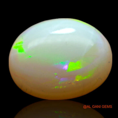 1.00 Cts Unheated Australian Fire Opal Loose Gemstone Oval Cabochon Natural 7x6x3 mm AF-400