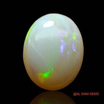 1.00 Cts Unheated Australian Fire Opal Loose Gemstone Oval Cabochon Natural 7x6x3 mm AF-400