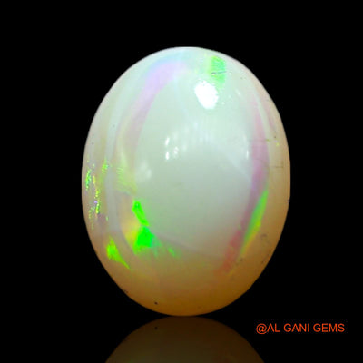 1.00 Cts Unheated Australian Fire Opal Loose Gemstone Oval Cabochon Natural 7x6x3 mm AF-400