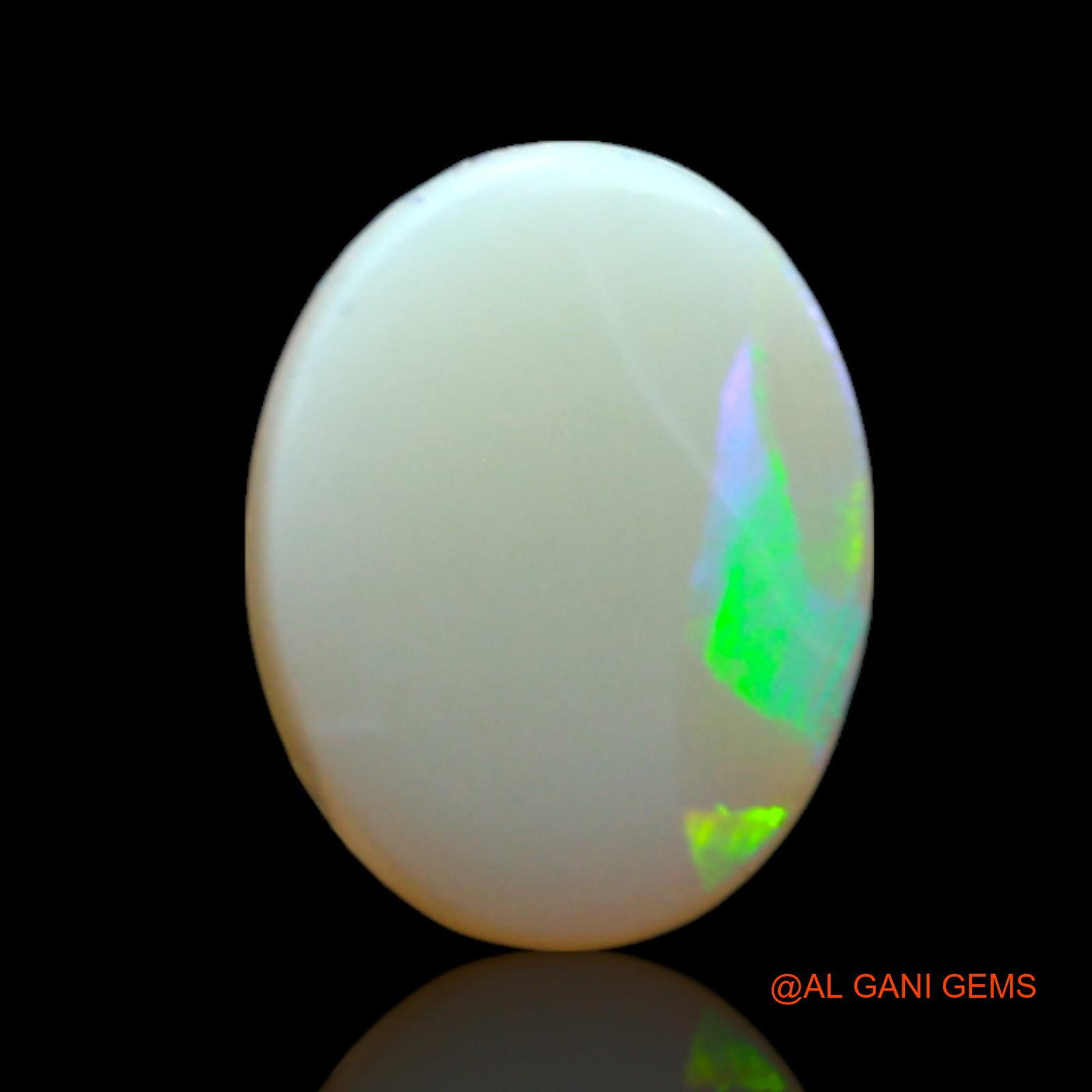 1.00 Cts Unheated Australian Fire Opal Loose Gemstone Oval Cabochon Natural 7x6x3 mm AF-400