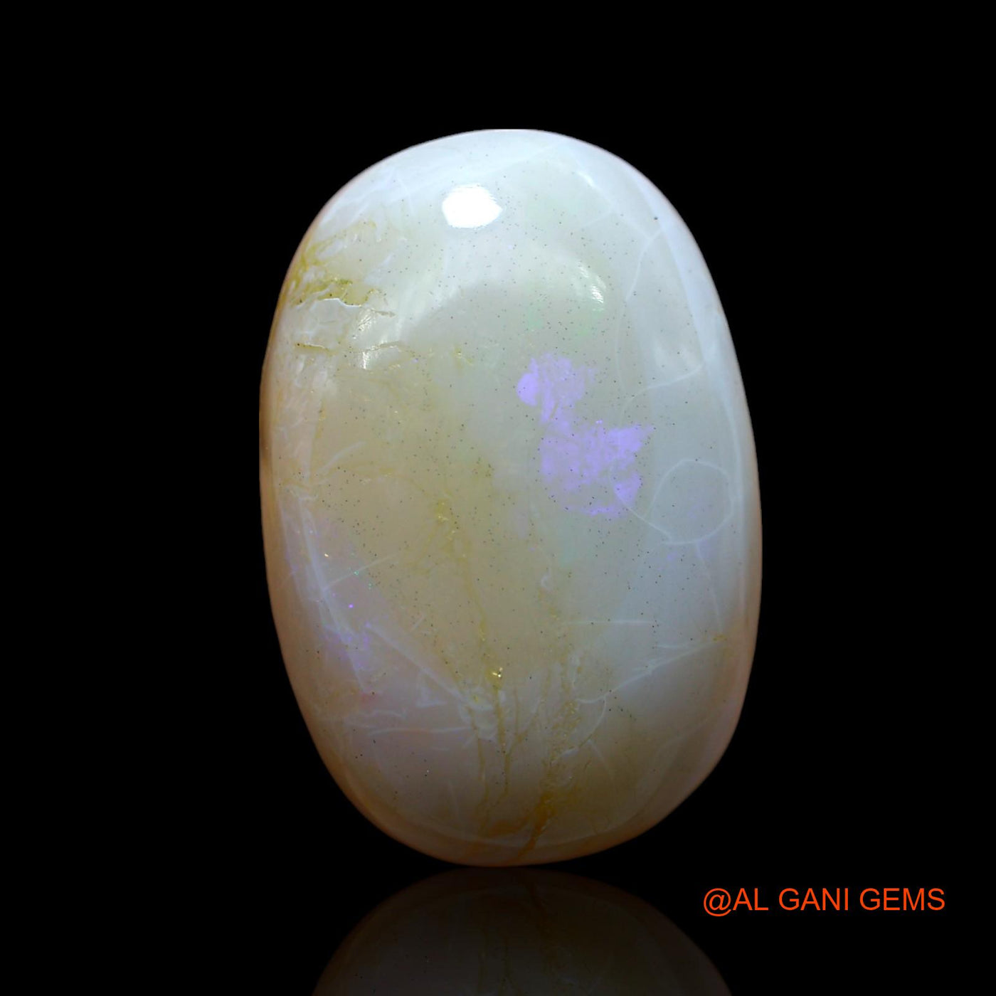 23.00 Cts Natural Australian Fire Opal Loose Gemstone Oval Cabochon 25x15x7 mm AF-401