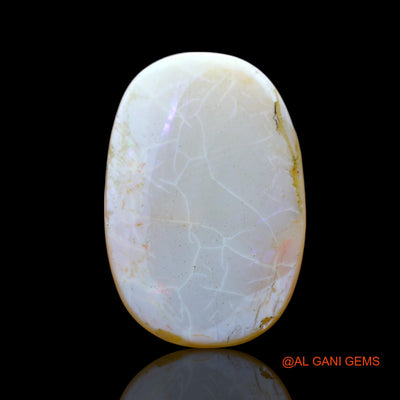 23.00 Cts Natural Australian Fire Opal Loose Gemstone Oval Cabochon 25x15x7 mm AF-401