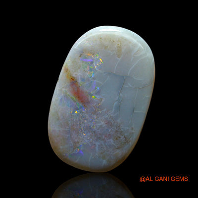 Natural Untreated Fire Opal Loose Gemstone Oval Cabochon From Australia 17.00 Cts 22x14x6 mm AF-402