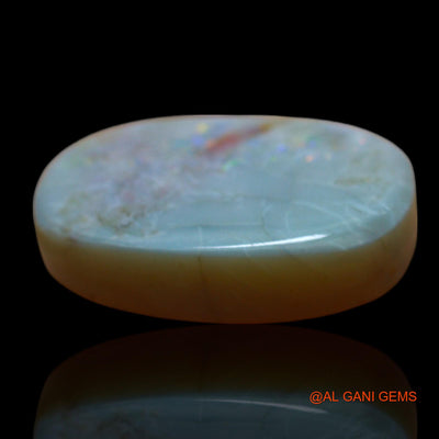 Natural Untreated Fire Opal Loose Gemstone Oval Cabochon From Australia 17.00 Cts 22x14x6 mm AF-402