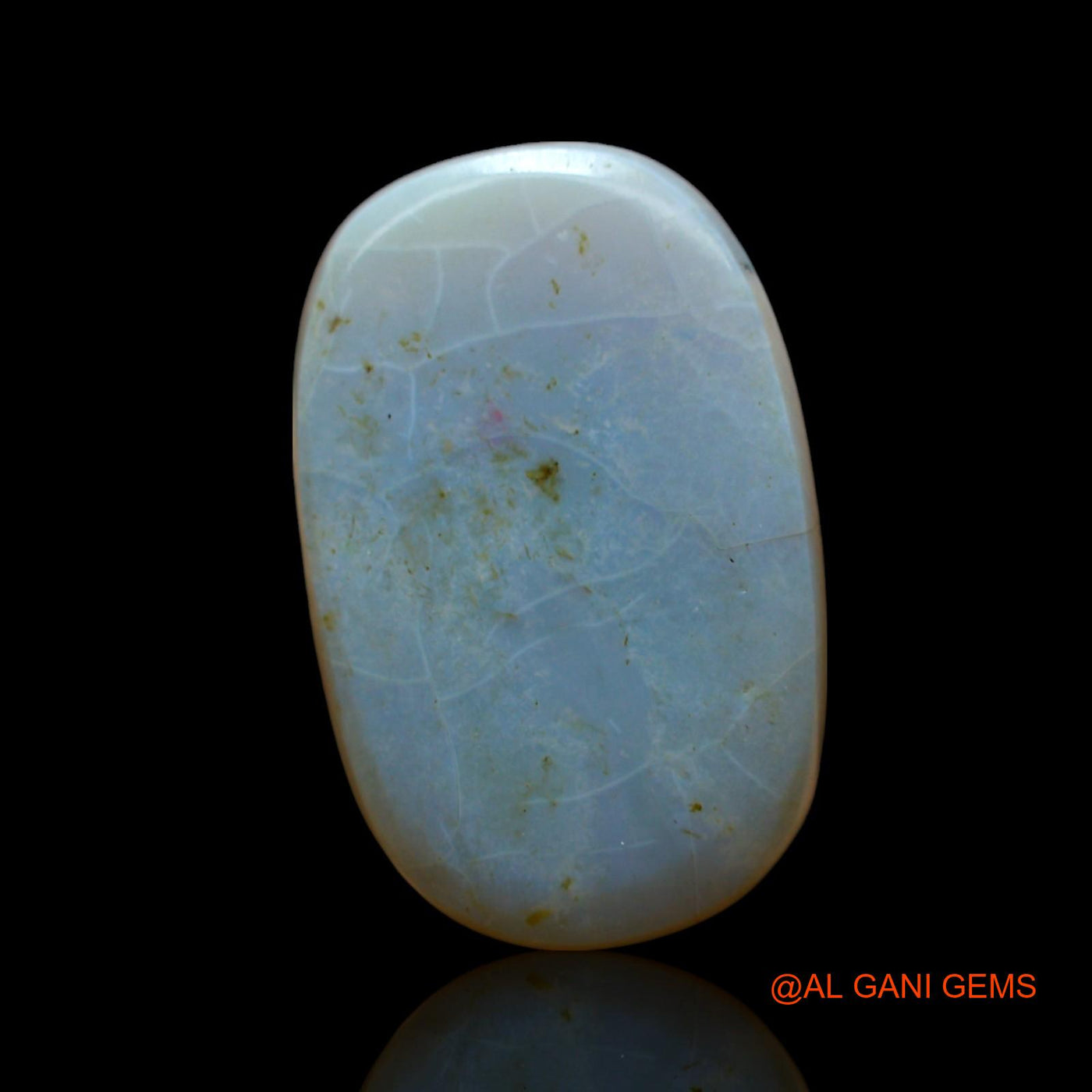 Natural Untreated Fire Opal Loose Gemstone Oval Cabochon From Australia 17.00 Cts 22x14x6 mm AF-402