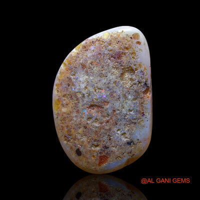11.00 Cts Unheated Australian Fire Opal Loose Gemstone Fancy Cabochon Natural 23x15x5 mm AF-403