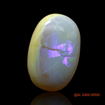 18.00 Cts Natural Australian Fire Opal Loose Gemstone Oval Cabochon 23x15x7 mm AF-404