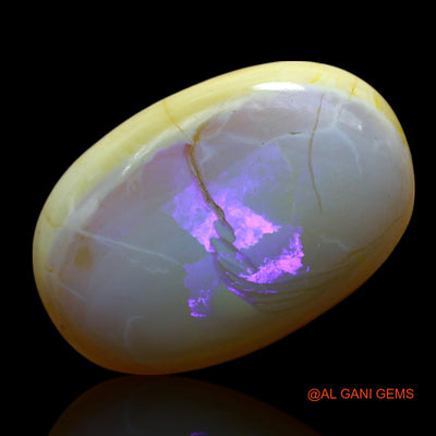 18.00 Cts Natural Australian Fire Opal Loose Gemstone Oval Cabochon 23x15x7 mm AF-404