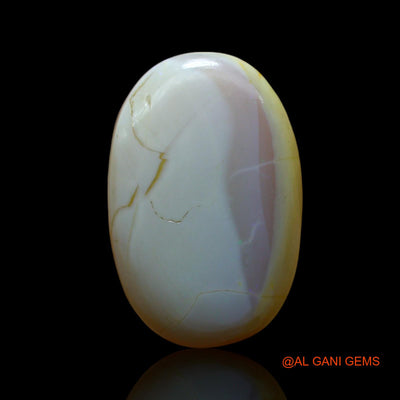 18.00 Cts Natural Australian Fire Opal Loose Gemstone Oval Cabochon 23x15x7 mm AF-404