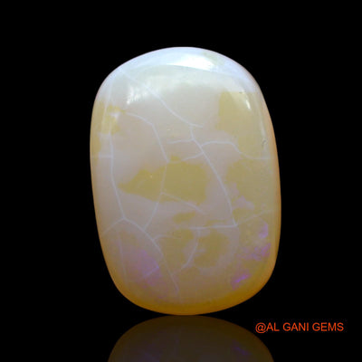 16.00 Cts Natural Australian Fire Opal Loose Gemstone Oval Cabochon 21x15x7 mm AF-406