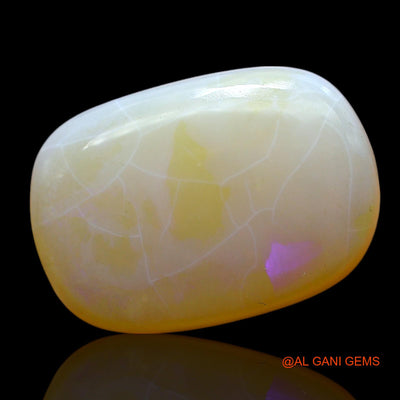 16.00 Cts Natural Australian Fire Opal Loose Gemstone Oval Cabochon 21x15x7 mm AF-406
