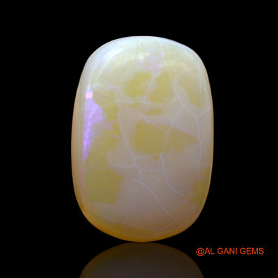 16.00 Cts Natural Australian Fire Opal Loose Gemstone Oval Cabochon 21x15x7 mm AF-406