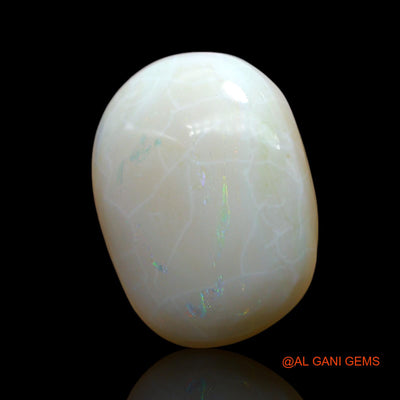 14.00 Cts Natural Australian Fire Opal Loose Gemstone Oval Cabochon 20x16x7 mm AF-407