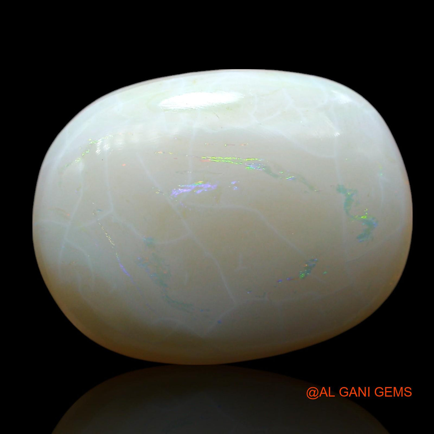 14.00 Cts Natural Australian Fire Opal Loose Gemstone Oval Cabochon 20x16x7 mm AF-407