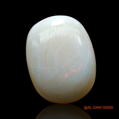 14.00 Cts Natural Australian Fire Opal Loose Gemstone Oval Cabochon 20x16x7 mm AF-407