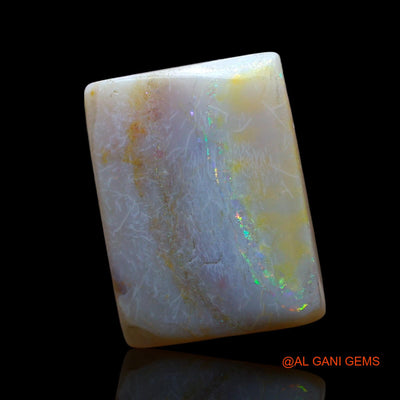 9.00 Cts Natural Australian Fire Opal Square Cabochon Loose Gemstone For Jewelry 18x14x3 mm AF-410