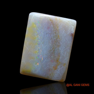 9.00 Cts Natural Australian Fire Opal Square Cabochon Loose Gemstone For Jewelry 18x14x3 mm AF-410