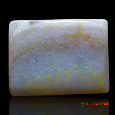 9.00 Cts Natural Australian Fire Opal Square Cabochon Loose Gemstone For Jewelry 18x14x3 mm AF-410