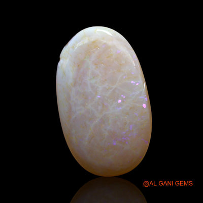 8.00 Cts Natural Australian Fire Opal Loose Gemstone Oval Cabochon 21x13x4 mm AF-411