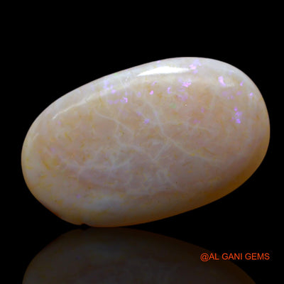 8.00 Cts Natural Australian Fire Opal Loose Gemstone Oval Cabochon 21x13x4 mm AF-411