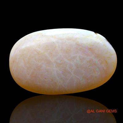 8.00 Cts Natural Australian Fire Opal Loose Gemstone Oval Cabochon 21x13x4 mm AF-411