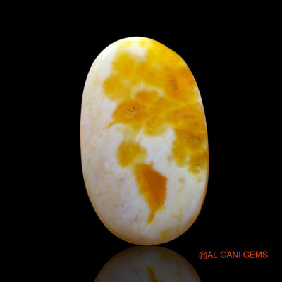 8.00 Cts Natural Australian Fire Opal Loose Gemstone Oval Cabochon 21x13x4 mm AF-411
