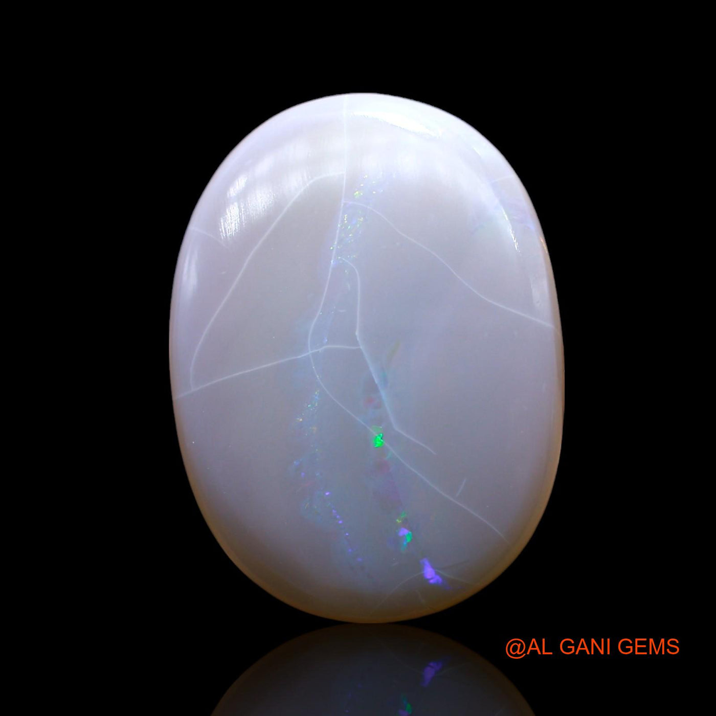 10.00 Cts Natural Australian Fire Opal Loose Gemstone Oval Cabochon 20x15x5 mm AF-412