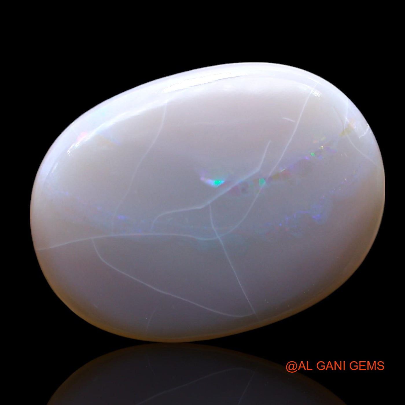 10.00 Cts Natural Australian Fire Opal Loose Gemstone Oval Cabochon 20x15x5 mm AF-412