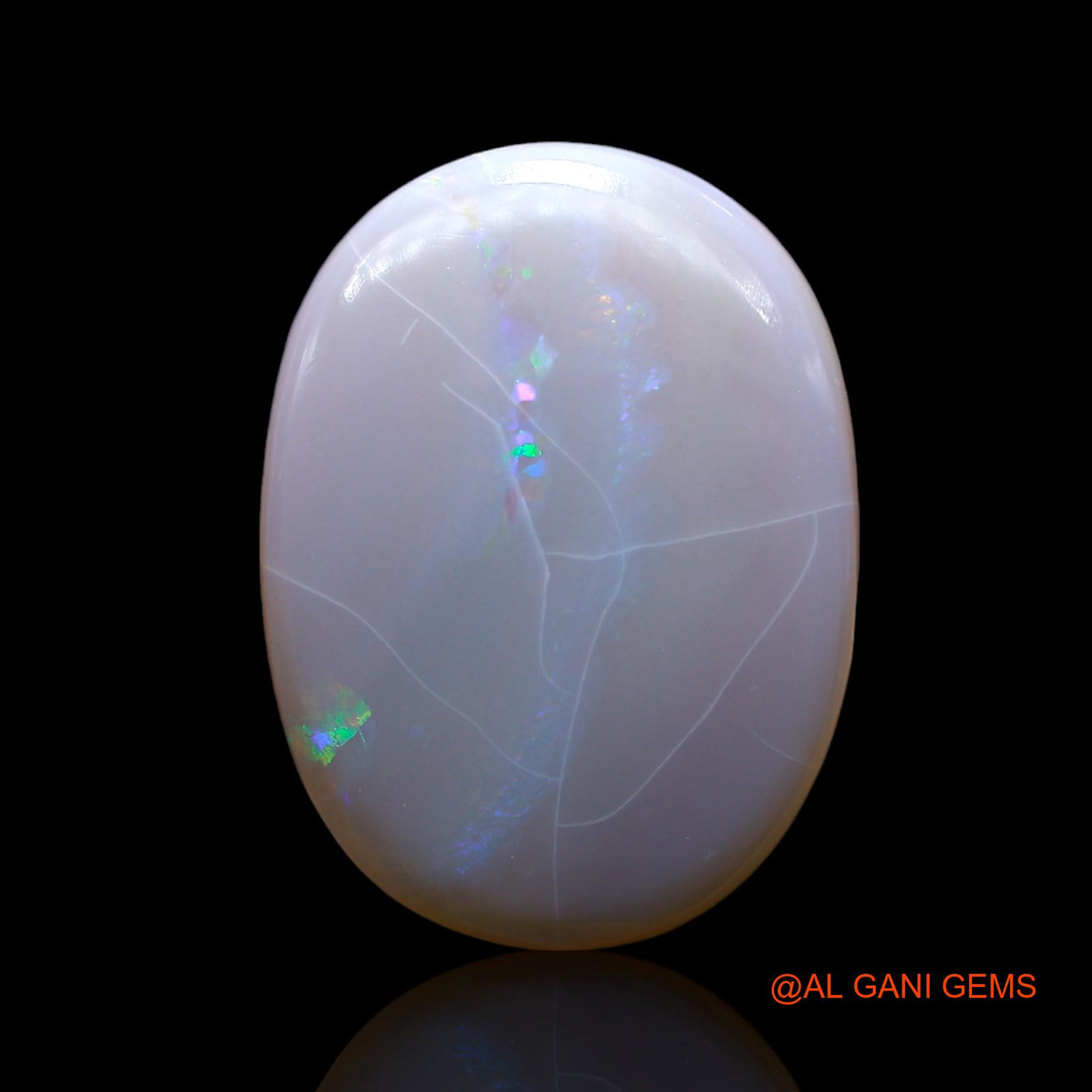 10.00 Cts Natural Australian Fire Opal Loose Gemstone Oval Cabochon 20x15x5 mm AF-412