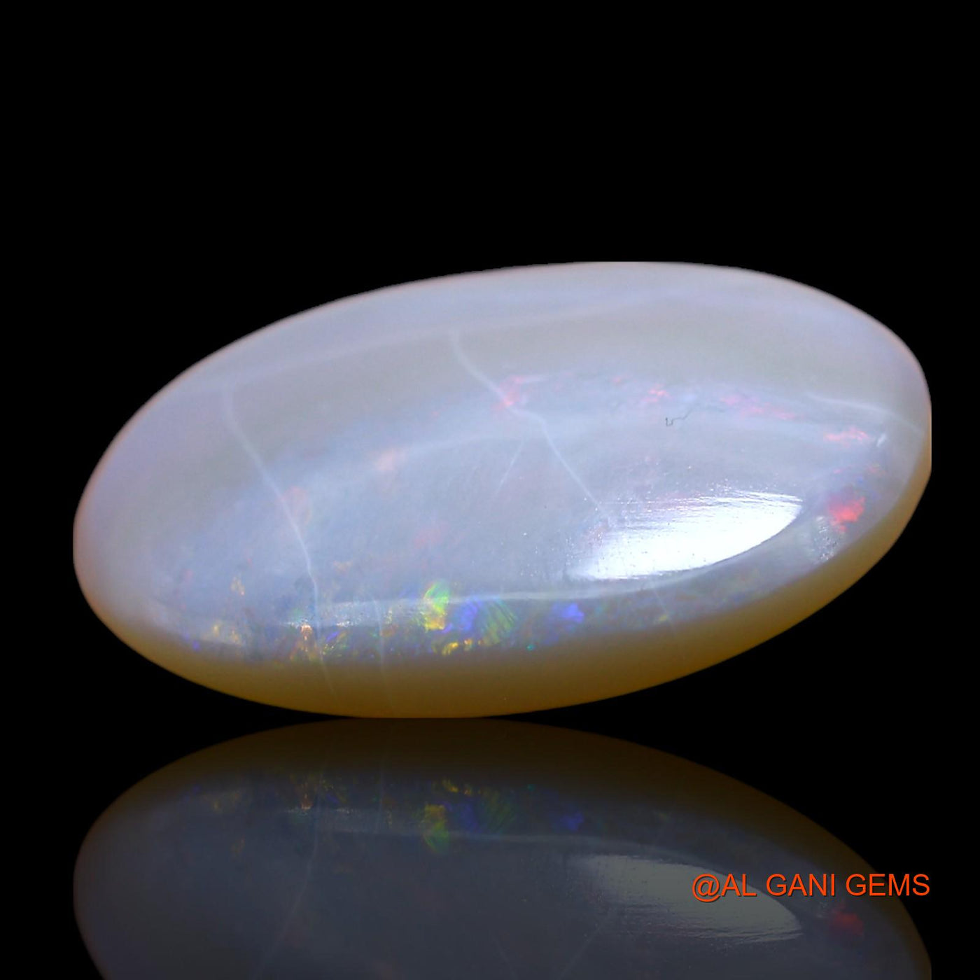 10.00 Cts Natural Australian Fire Opal Loose Gemstone Oval Cabochon 20x15x5 mm AF-412