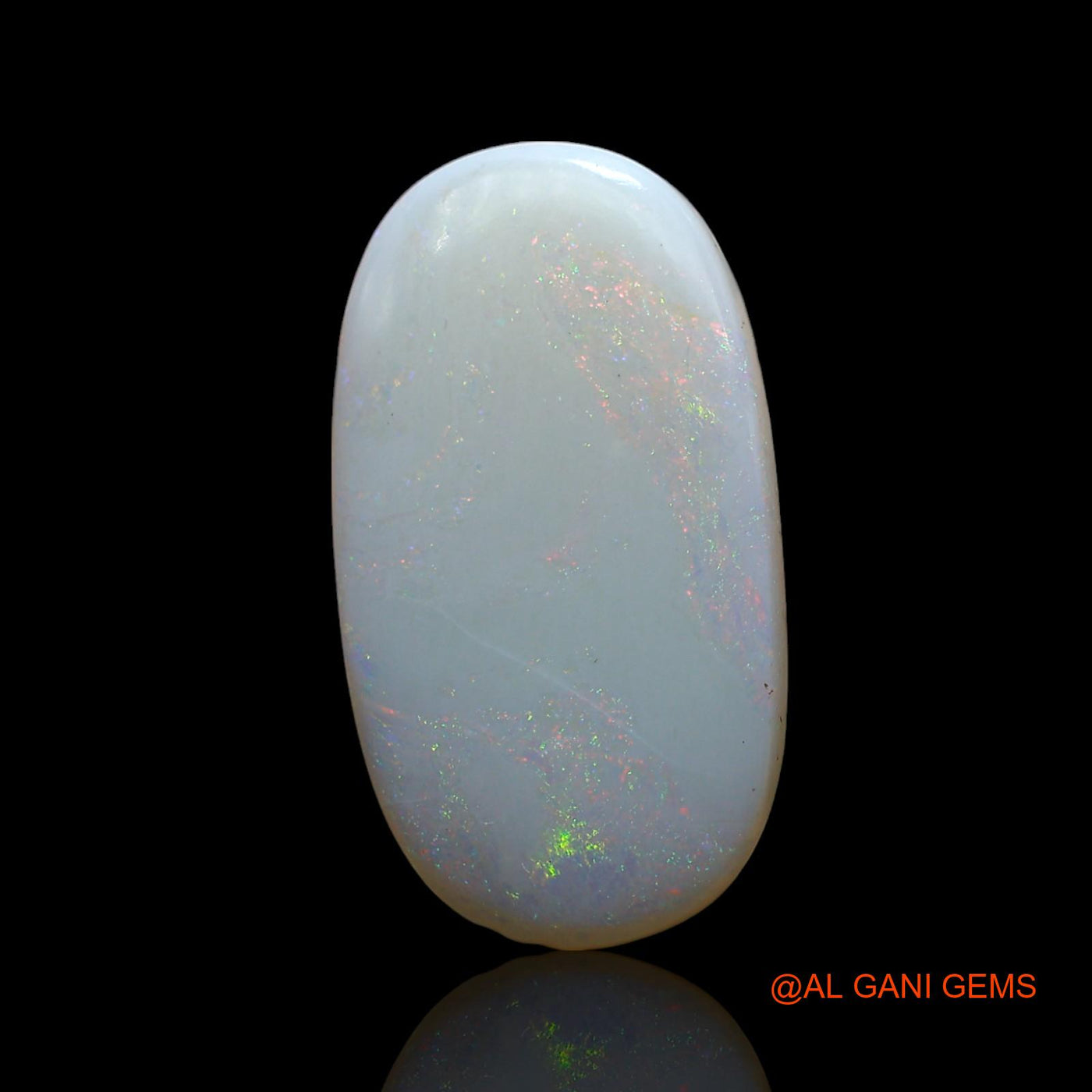 4.00 Cts Natural Australian Fire Opal Loose Gemstone Oval Cabochon 22x12x2 mm AF-417