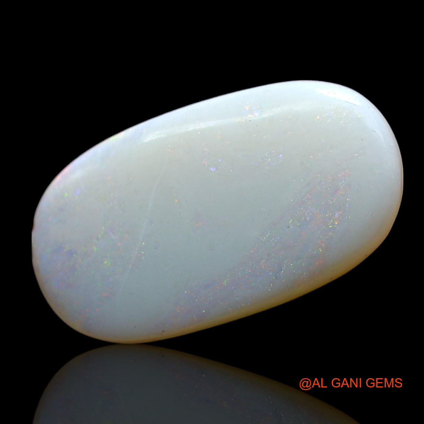 4.00 Cts Natural Australian Fire Opal Loose Gemstone Oval Cabochon 22x12x2 mm AF-417