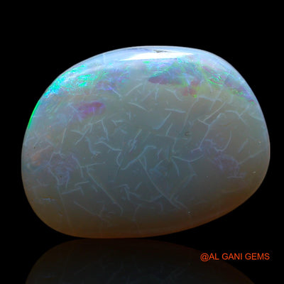 10.00 Cts Natural Australian Fire Opal Loose Gemstone Oval Cabochon 19x15x5 mm AF-418