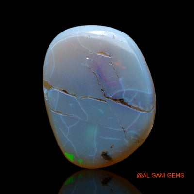 10.00 Cts Natural Australian Fire Opal Loose Gemstone Oval Cabochon 19x15x5 mm AF-418