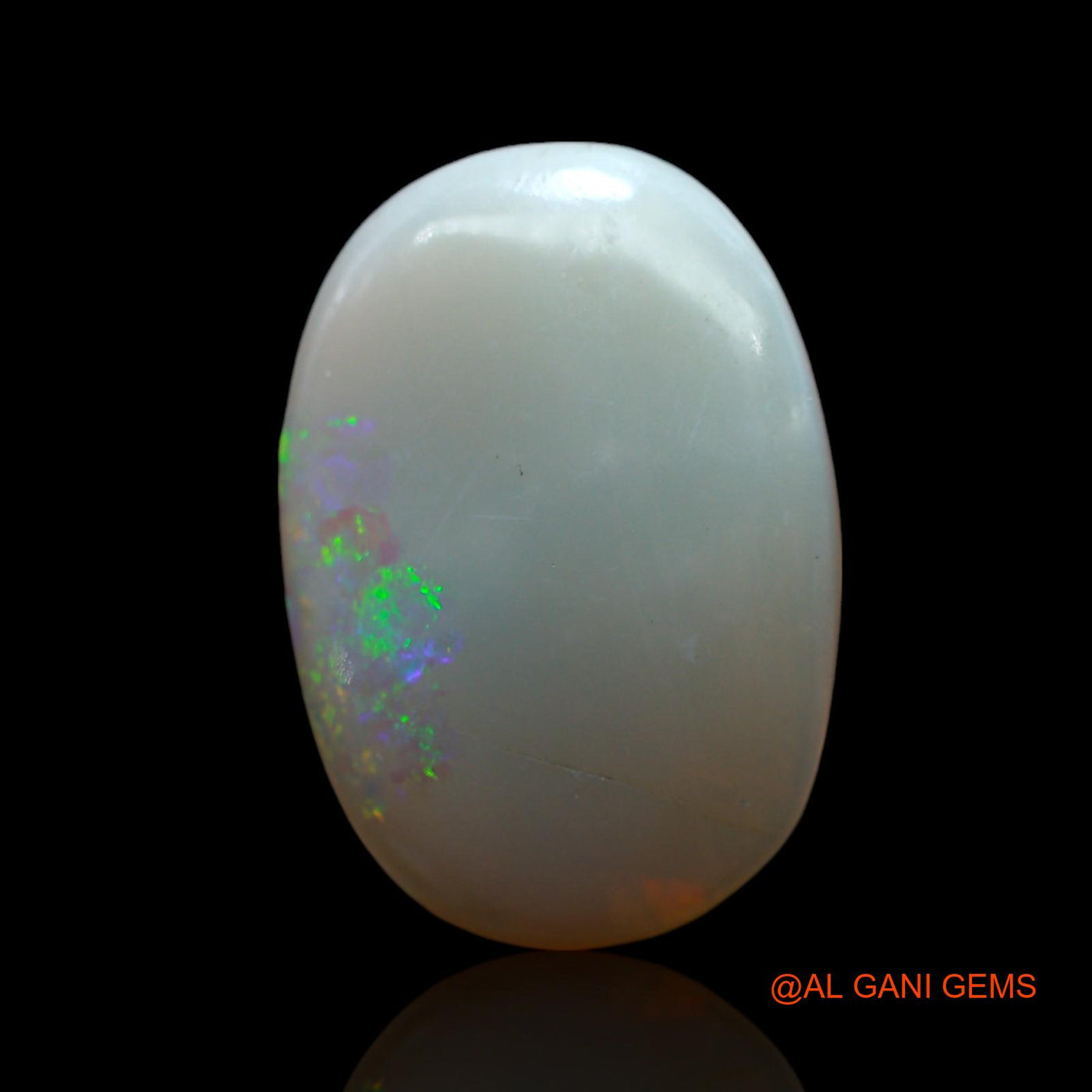 Natural Fire Opal Gemstone 8.00 Cts Loose Oval Cabochon From Australia 19x13x7 mm AF-419
