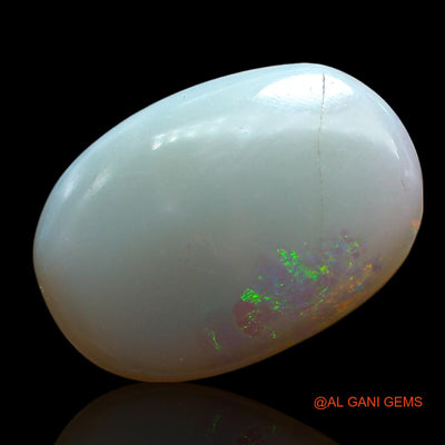 Natural Fire Opal Gemstone 8.00 Cts Loose Oval Cabochon From Australia 19x13x7 mm AF-419