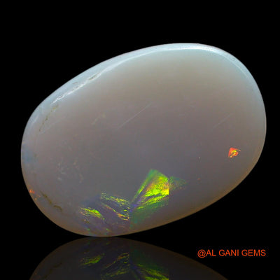 Natural Fire Opal Gemstone 8.00 Cts Loose Oval Cabochon From Australia 19x13x7 mm AF-419