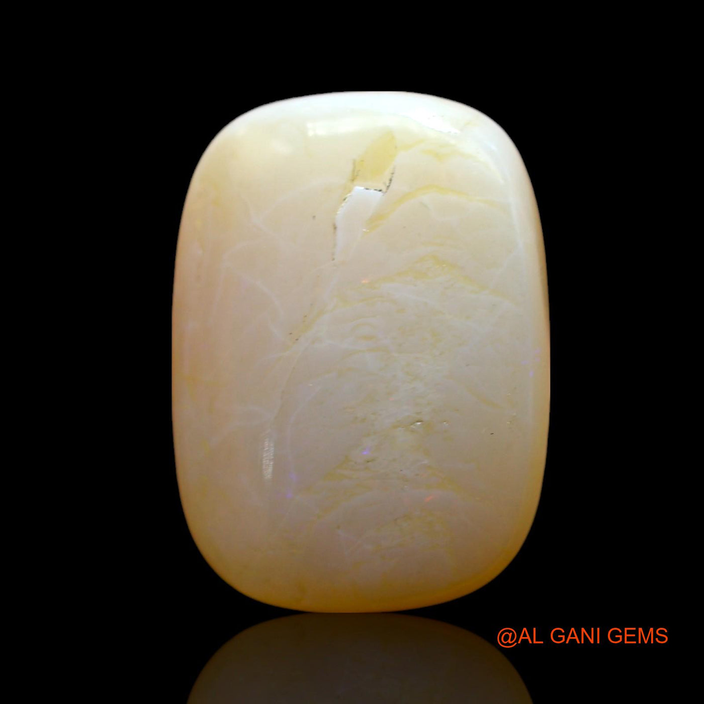 11.00 Cts Natural Australian Fire Opal Loose Gemstone Oval Cabochon 18x14x5 mm AF-420