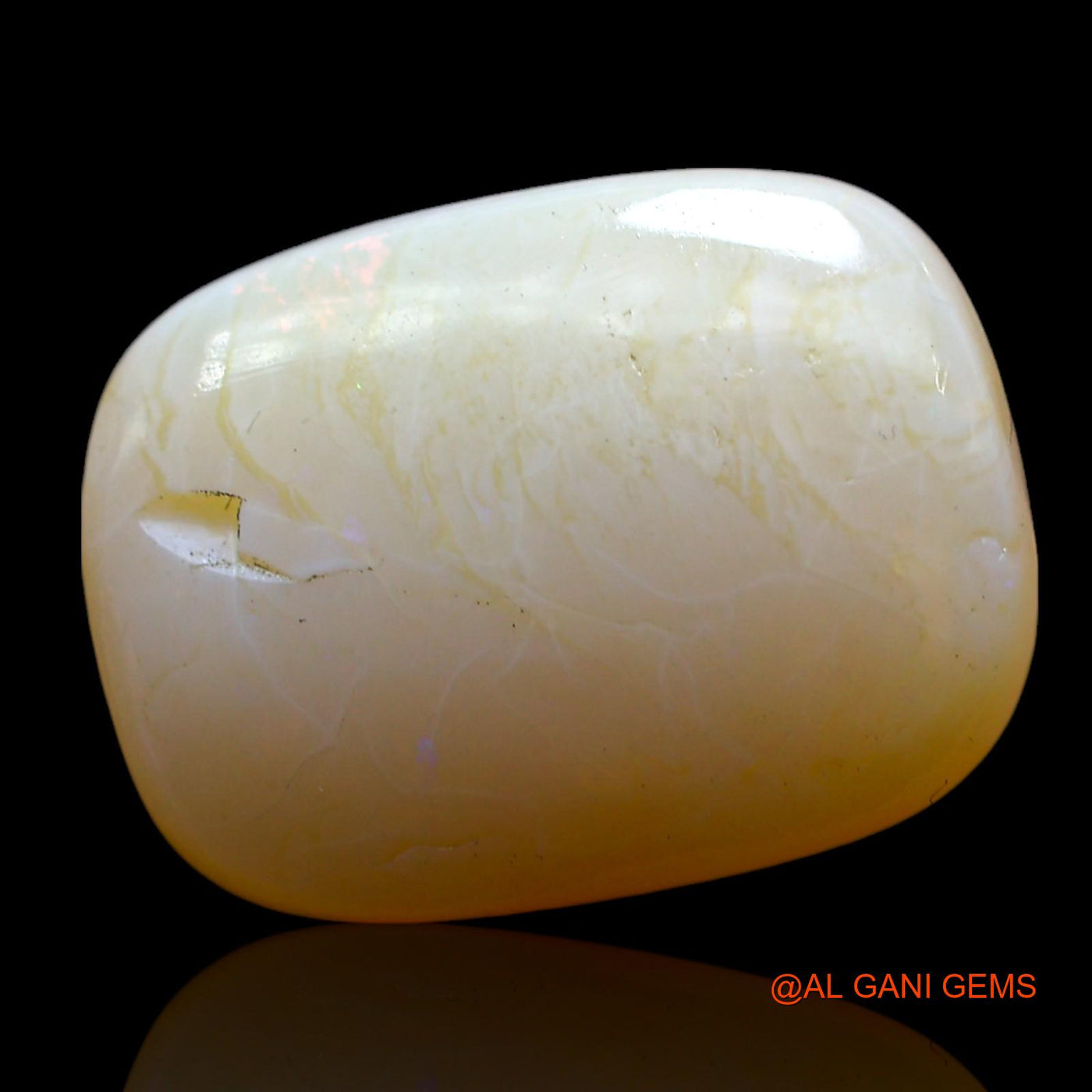 11.00 Cts Natural Australian Fire Opal Loose Gemstone Oval Cabochon 18x14x5 mm AF-420