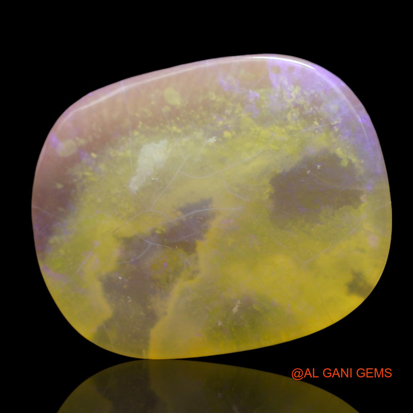5.00 Cts Natural Australian Fire Opal Loose Gemstone Oval Cabochon 18x15x2 mm AF-421