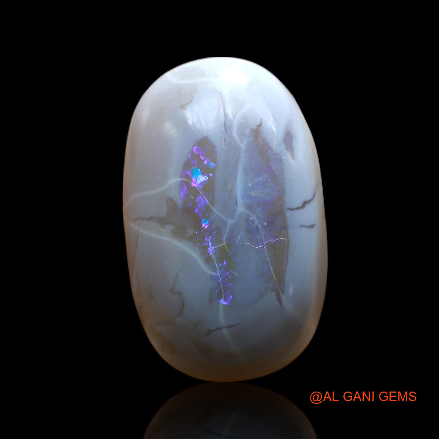 10.00 Cts Natural Australian Fire Opal Loose Gemstone Oval Cabochon 20x12x5 mm AF-422