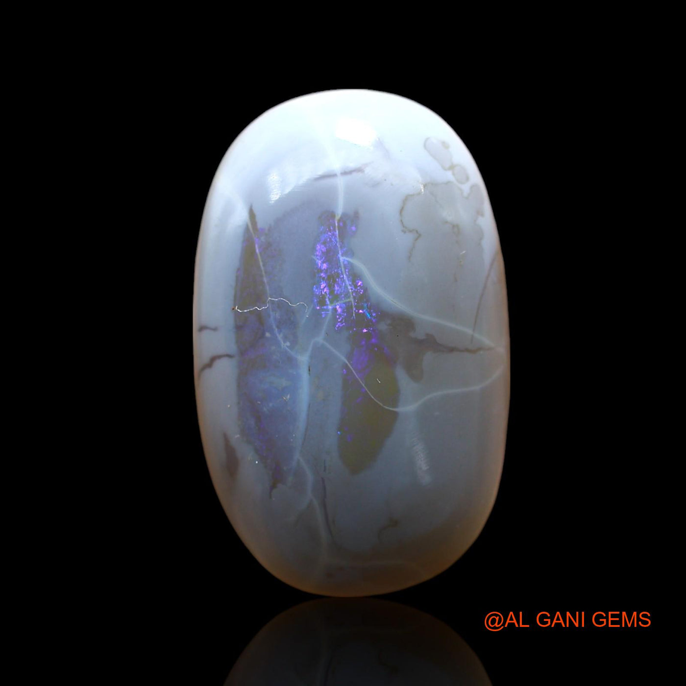 10.00 Cts Natural Australian Fire Opal Loose Gemstone Oval Cabochon 20x12x5 mm AF-422