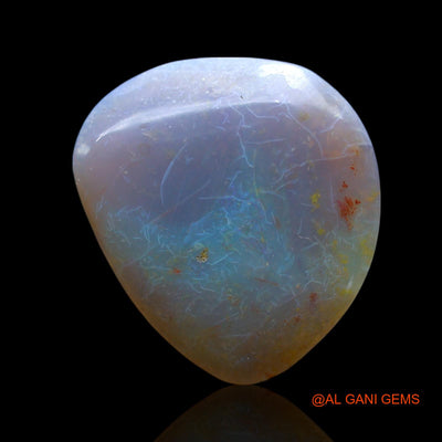 Natural Untreated Fire Opal Loose Gemstone Fancy Cabochon From Australia 8.00 Cts 17x15x5 mm AF-423