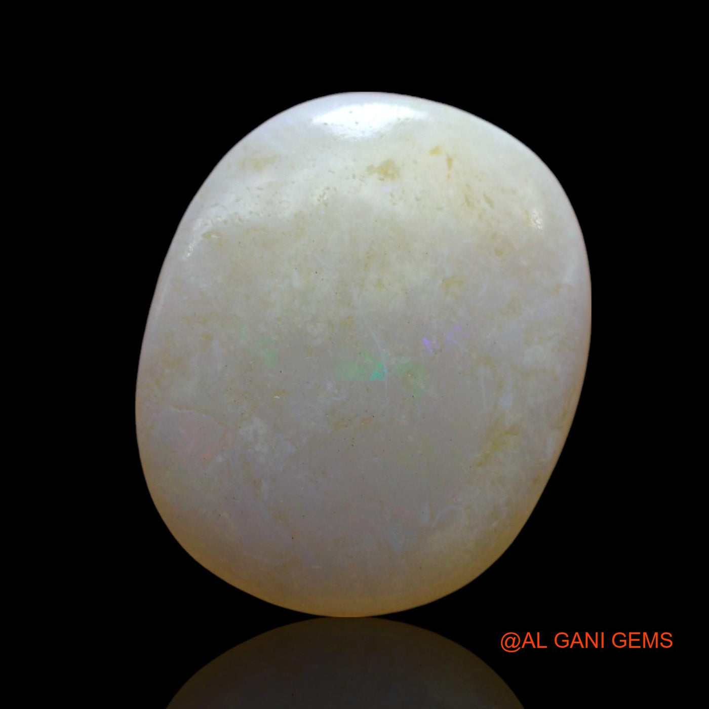 7.00 Cts Natural Australian Fire Opal Oval Cabochon Loose Gemstone For Jewelry 17x14x4 mm AF-425