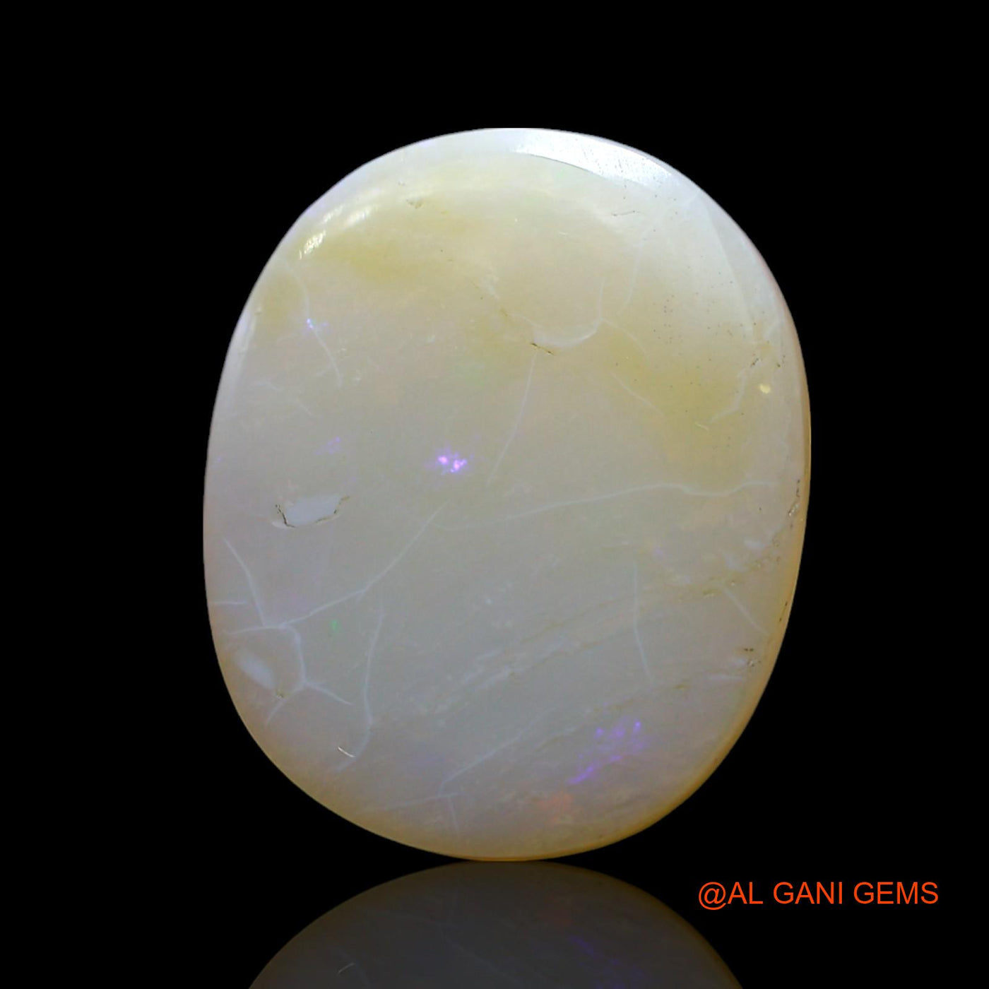 7.00 Cts Natural Australian Fire Opal Oval Cabochon Loose Gemstone For Jewelry 17x14x4 mm AF-425